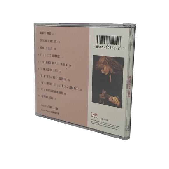 Wynonna Judd - Wynonna CD March 1992 Curb Music MCA Records Contemporary Country - Picture 4 of 16